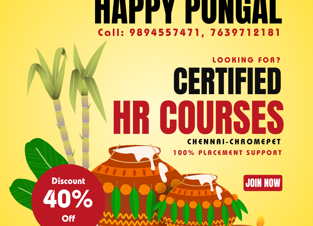 Pongal Brings 40% Off on HR Fresher Course in Chennai