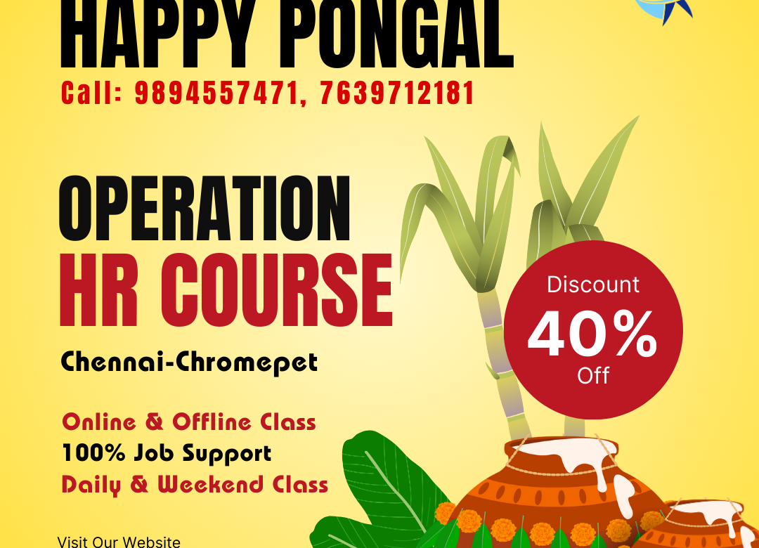 Pongal with 40% Off on HR Operations Course