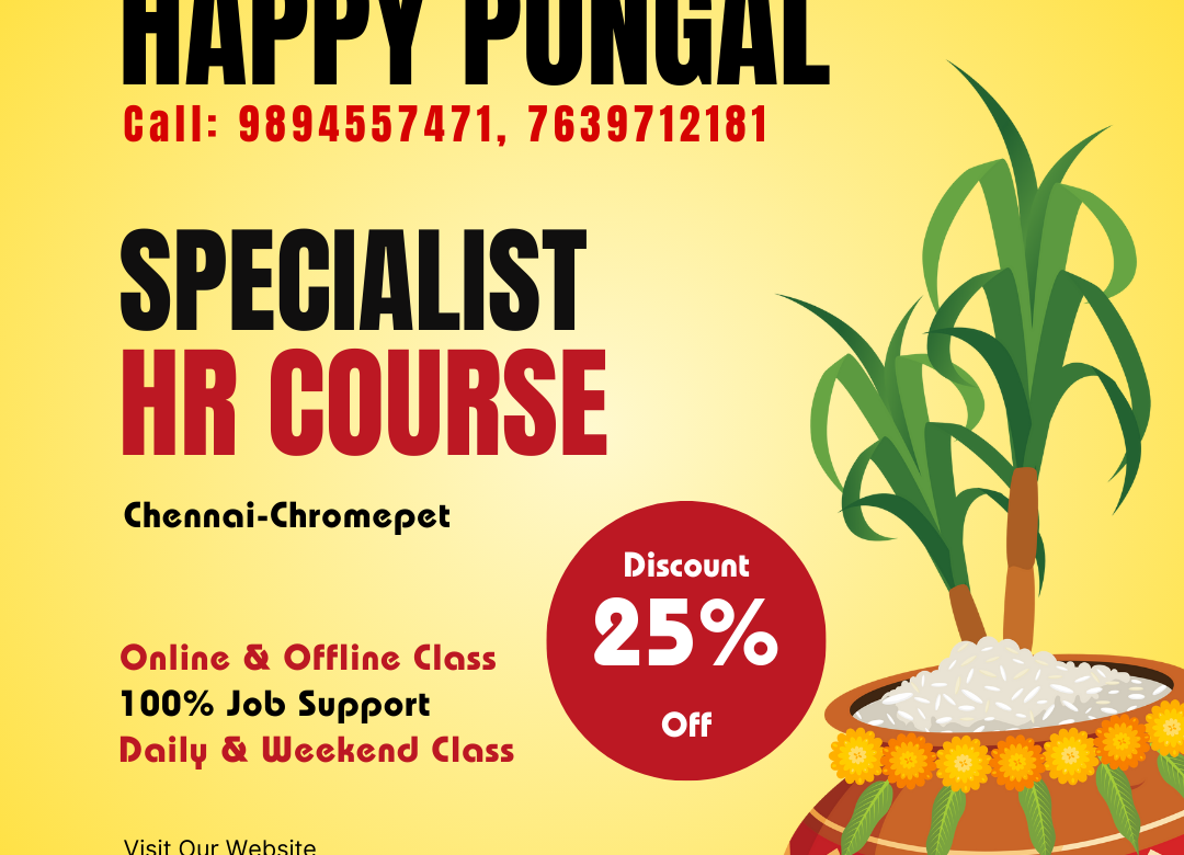 Celebrate Pongal with 40% Off on HR Specialist Certification