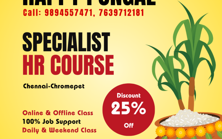 Celebrate Pongal with 40% Off on HR Specialist Certification