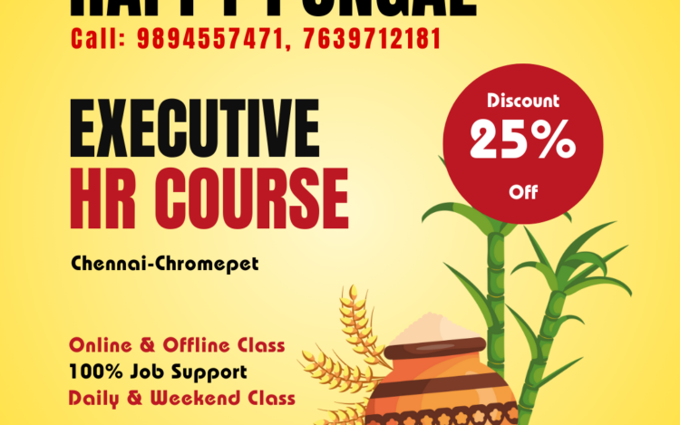 Pongal Festive Offer: Certified HR Executive Course at 40% Off