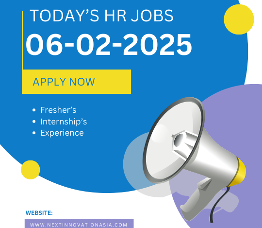 Today's HR Job's 06-02-2025